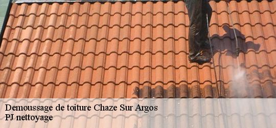 Demoussage de toiture  chaze-sur-argos-49500 PJ nettoyage